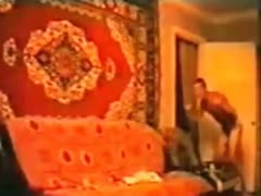 My Russian cousin is seen being drilled in a missionary position on a hidden webcam.